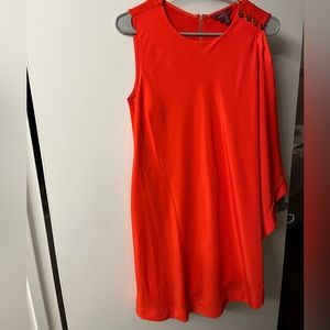 Ted Baker Orange size 2 (medium) Extremely comfortable and flattering dress!